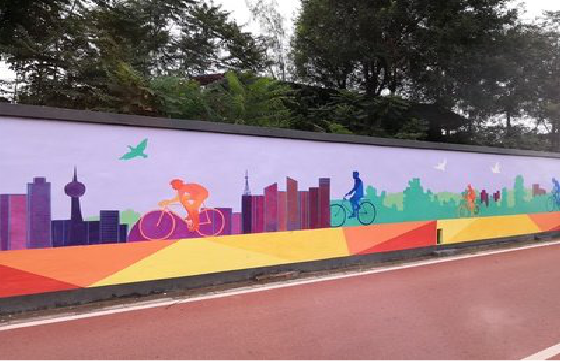 灵璧墙体彩绘-围墙