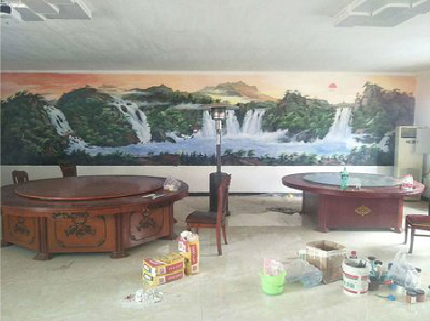 灵璧墙绘-写实风景