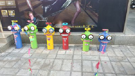 灵璧商业区彩绘